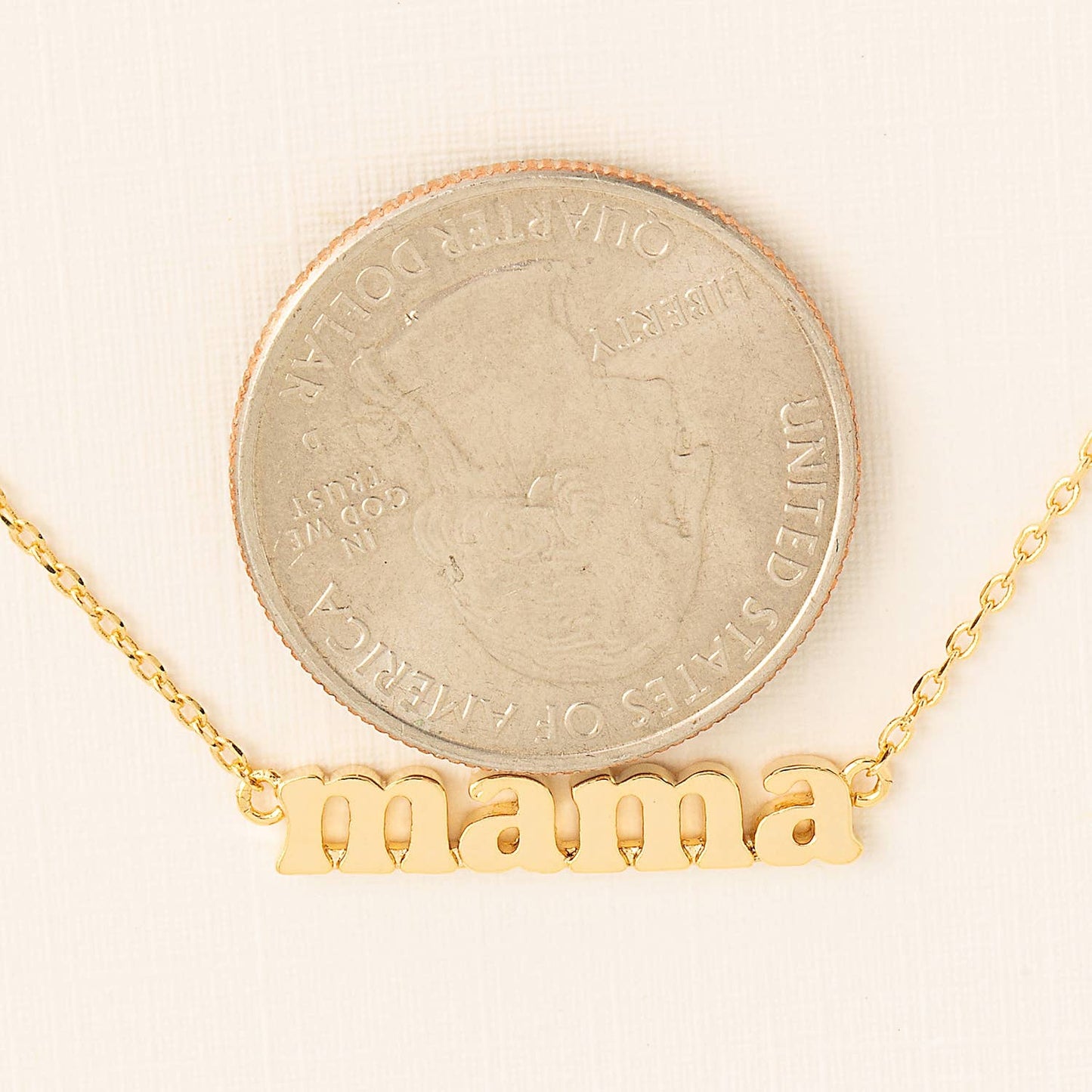 Mama Charm Necklace - Elegant Design