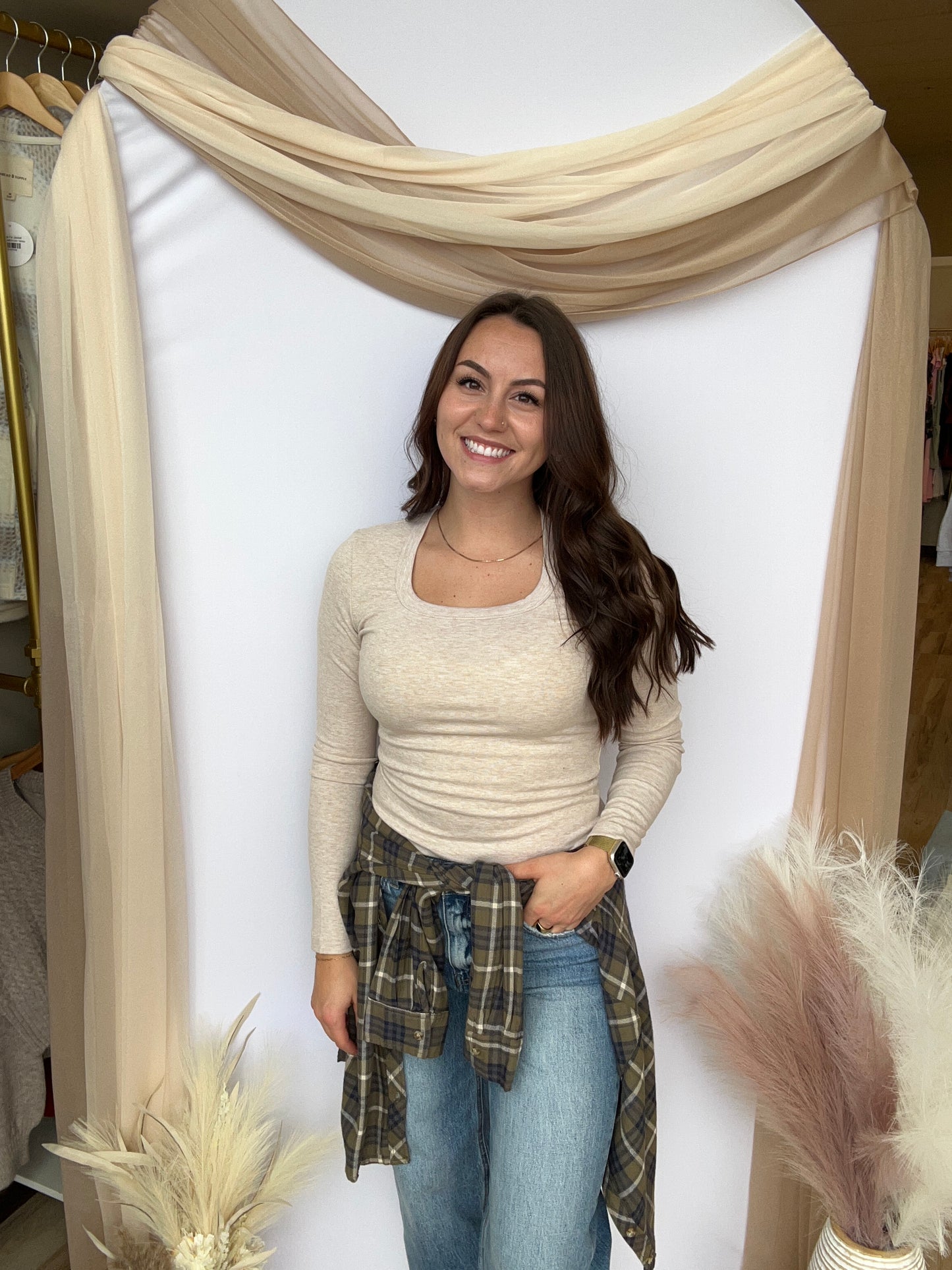 Luna Scoop Top