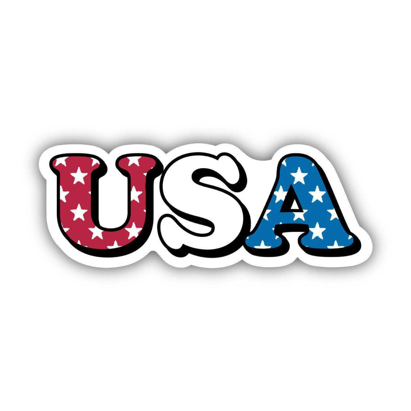 Big Moods - USA Stars Design Lettering