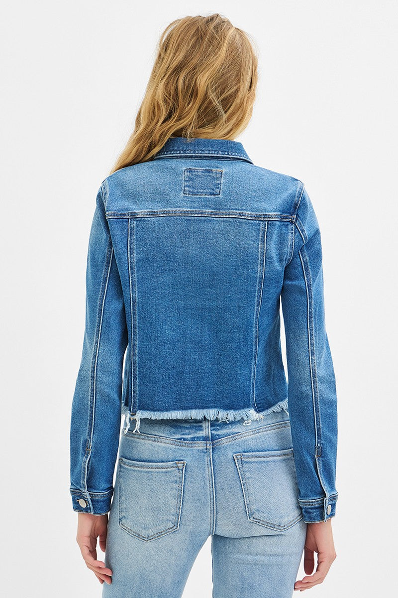 The Remy Fray Denim Jacket-MEDIUM