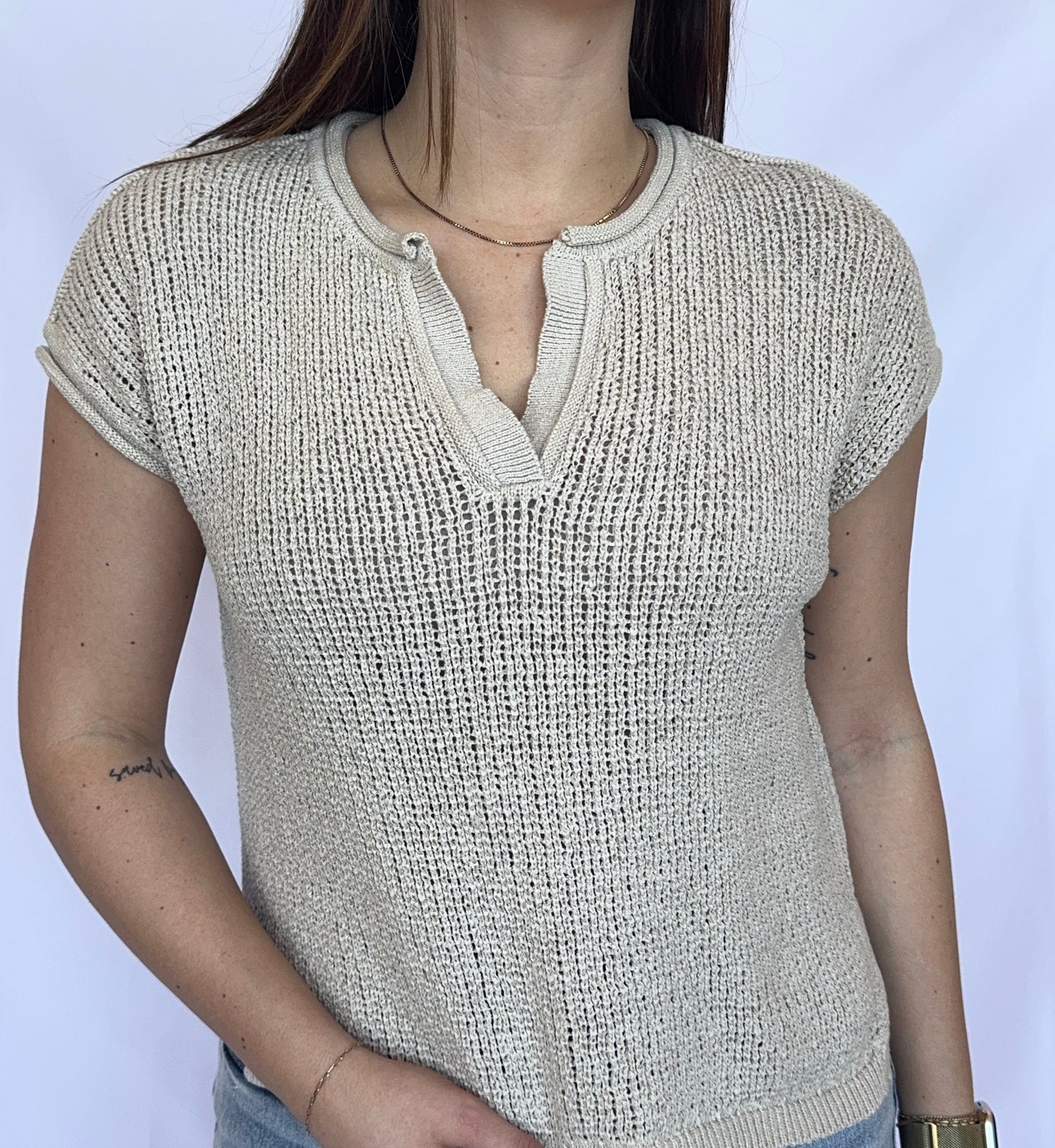 Whisper Knit V-Neck