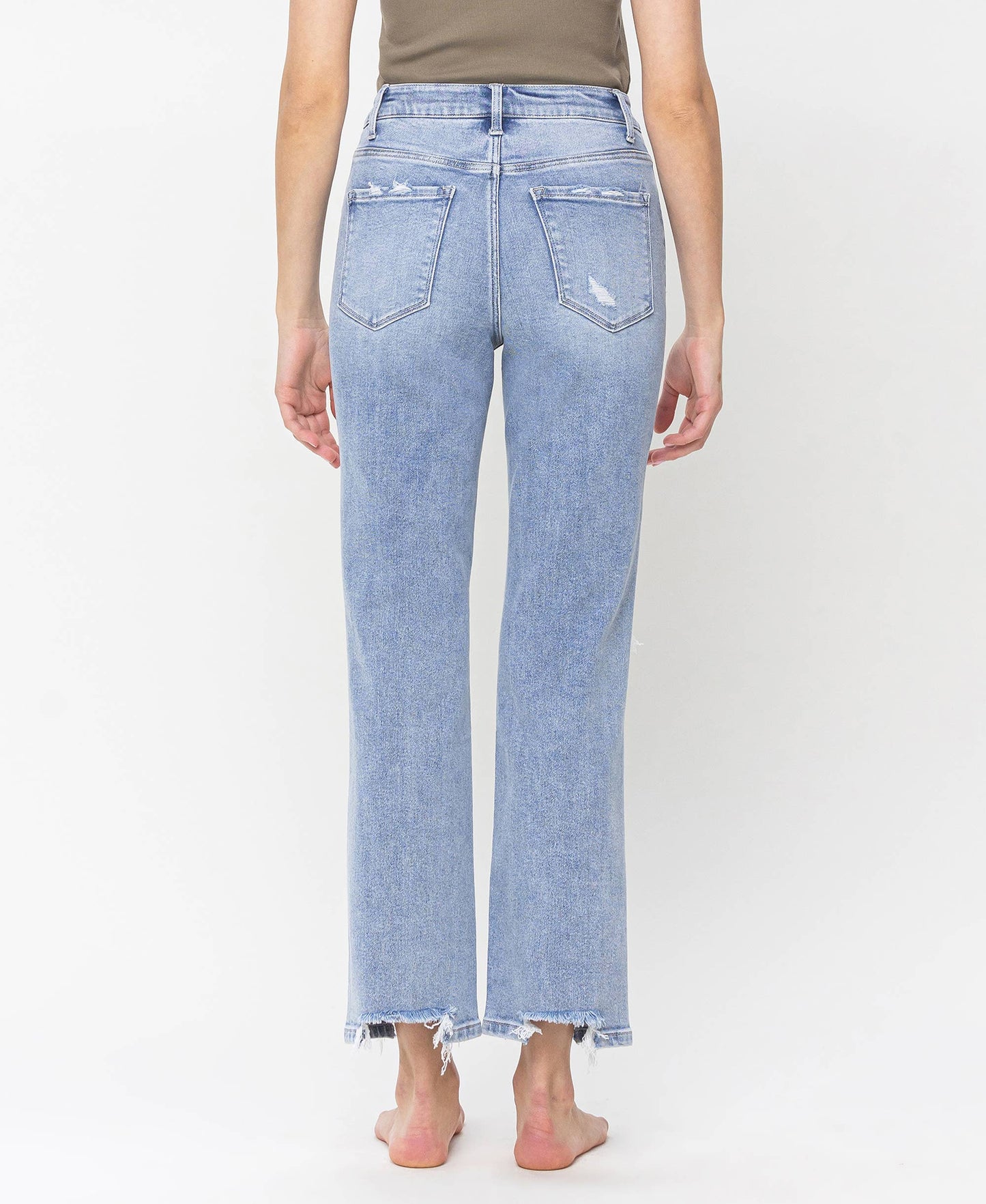 90’s BABE DISTRESSED STRAIGHT JEANS