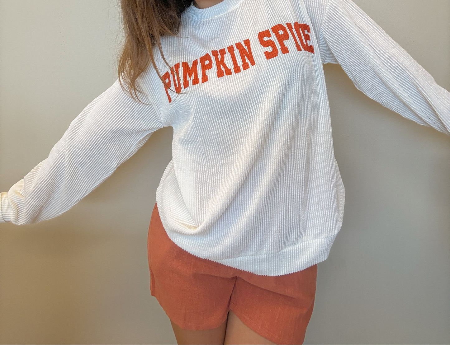 Pumpkin Spice Ribbed long sleeve