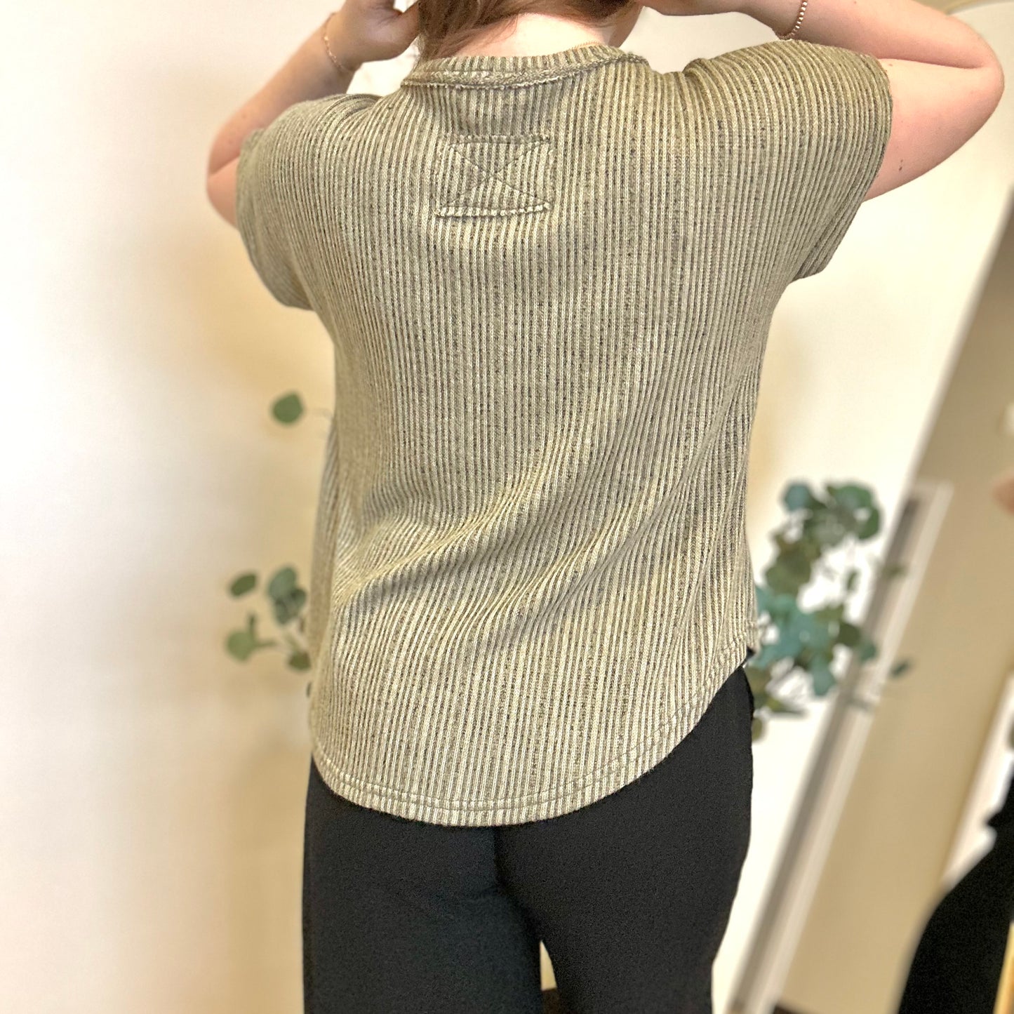 Easy V Knit Top
