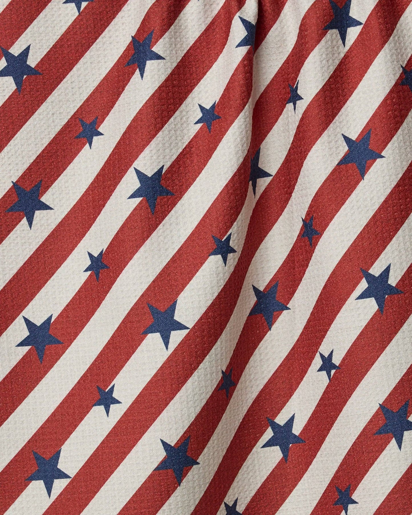 Geometry - Patriotic Stripe Tea Towel