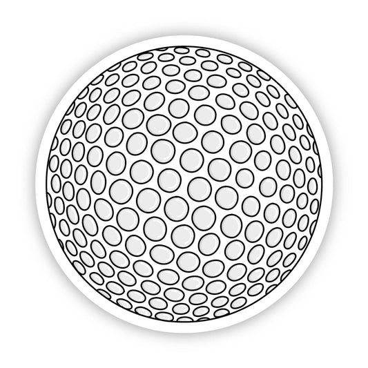 Classic Golf Ball Sticker