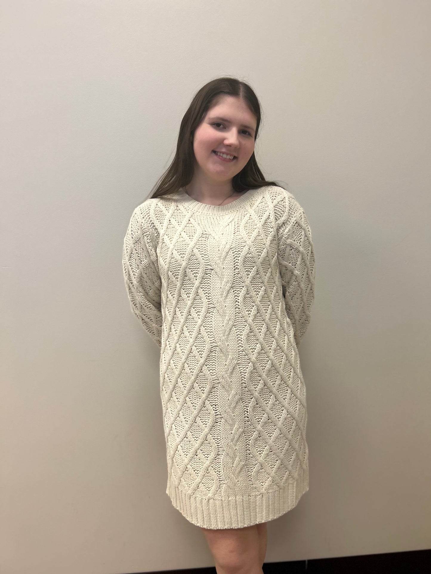 Autumn Embrace Sweater Dress