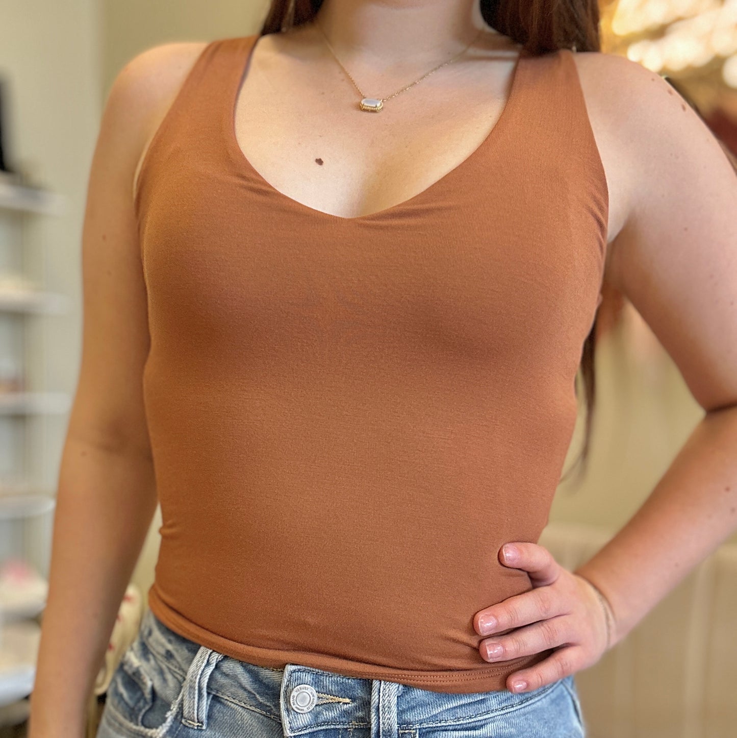 The Everyday Essential V-Neck Tank