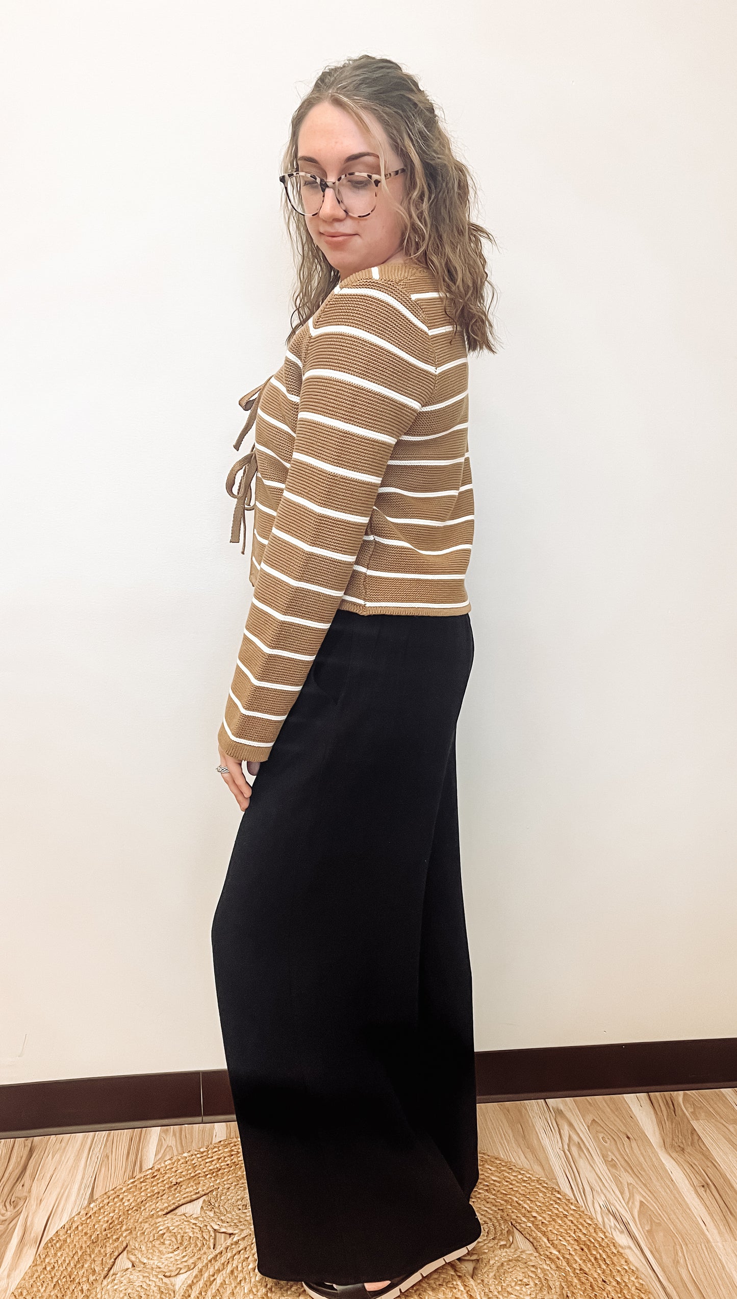 Tied in Stripes Cardigan