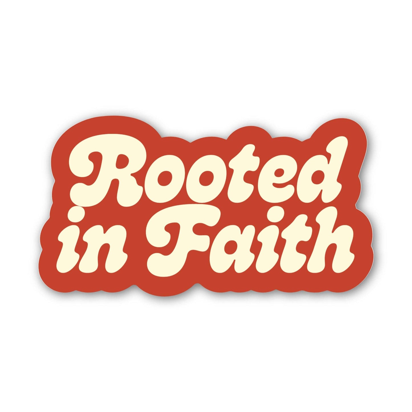 Big Moods - Rooted In Faith Text Faith Bible Sticker