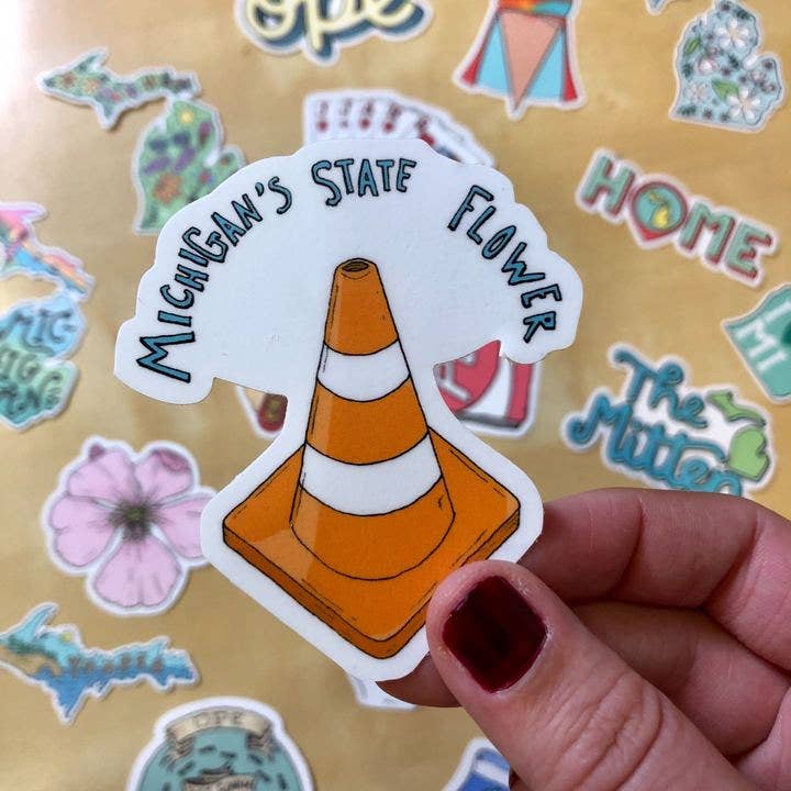 Big Moods - Michigan State Flower Sticker - Michigan Sticker