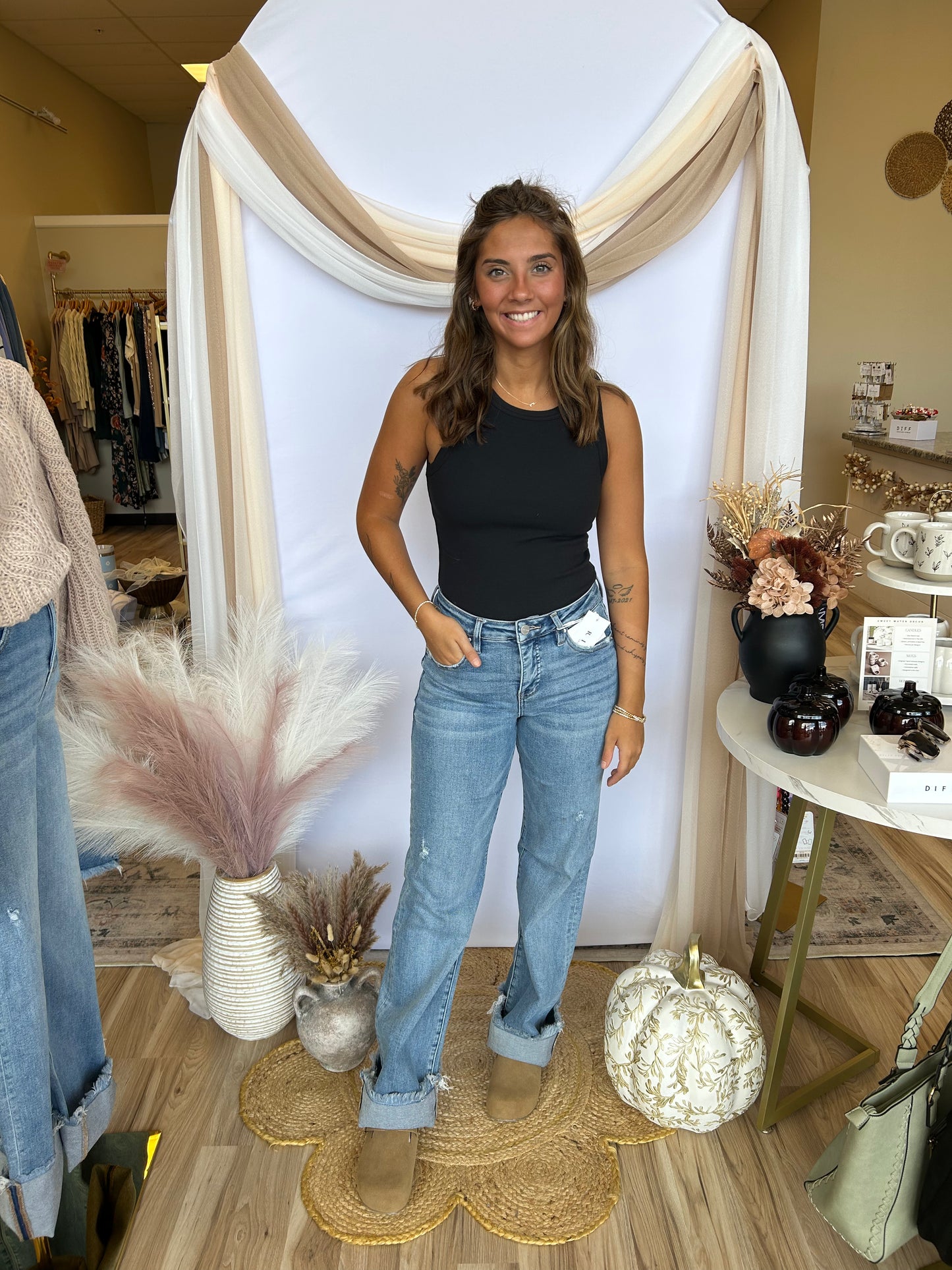 Grace Risen Jeans - Medium Wash