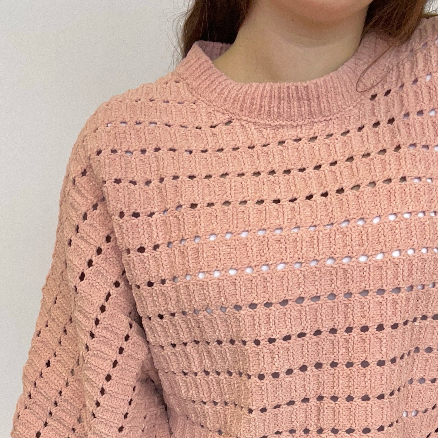 Sweetheart Chenille Sweater