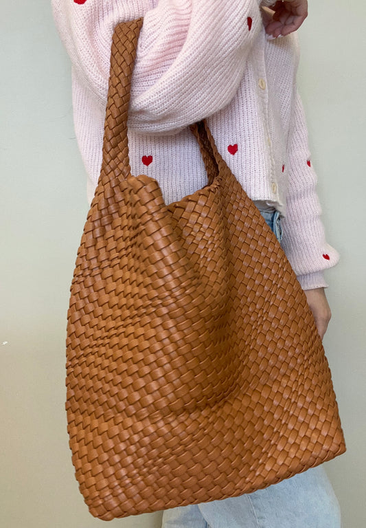 Rachel Woven Slouchy Hobo