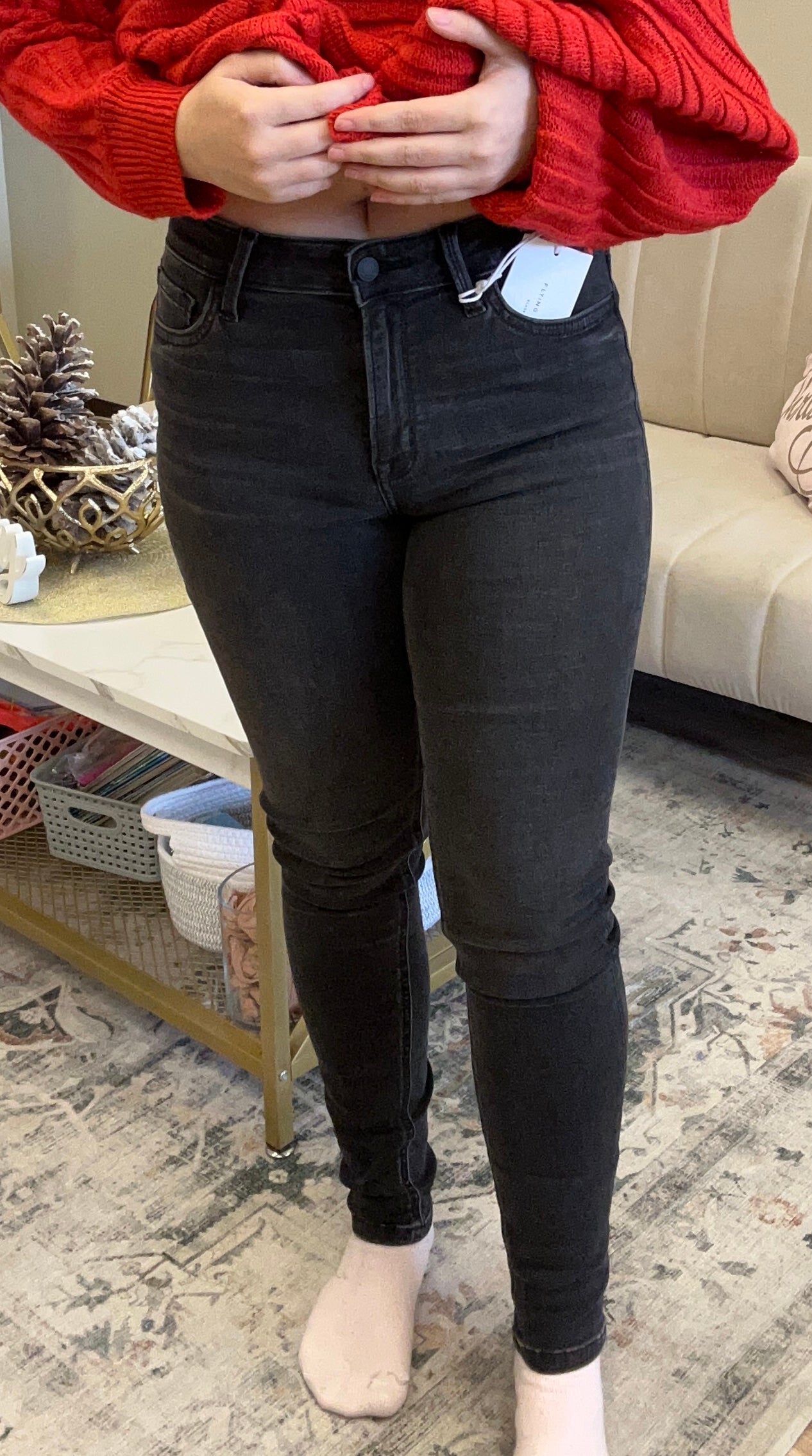 The Ruby-HIGH RISE SUPER SOFT ANKLE SKINNY JEANS