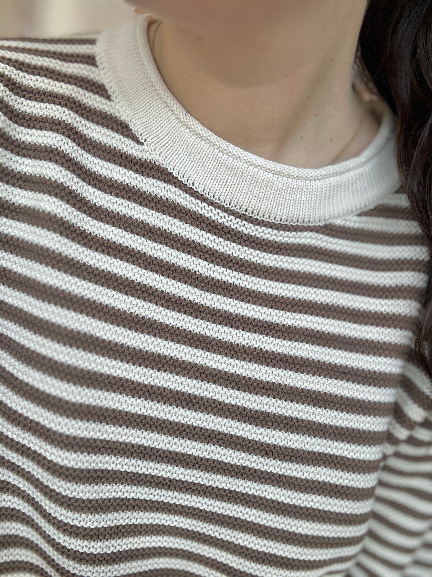 Lexie Striped Crew Sweater