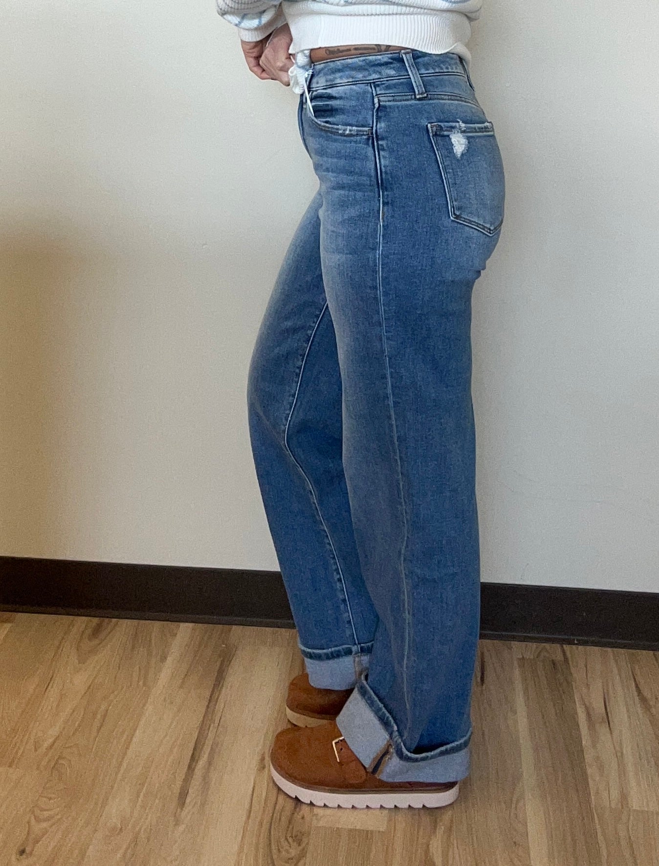 The Ivy High-Rise Wide Jean