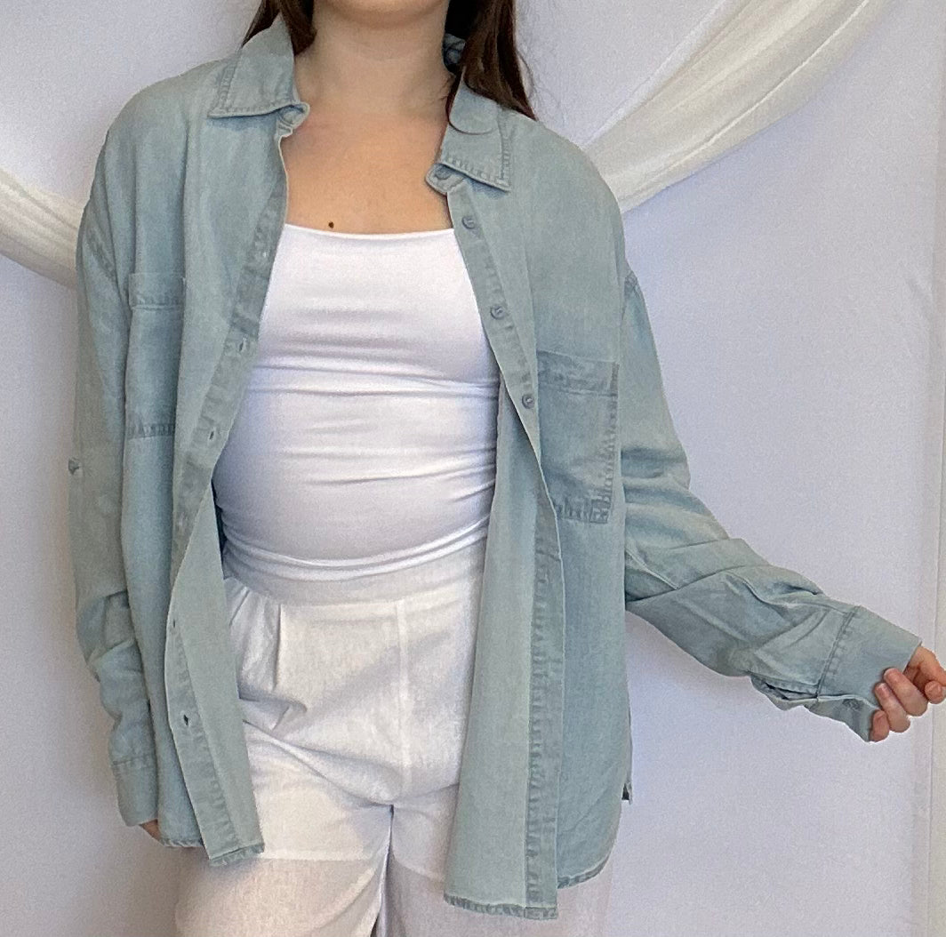 The Maeve Lose Denim Top