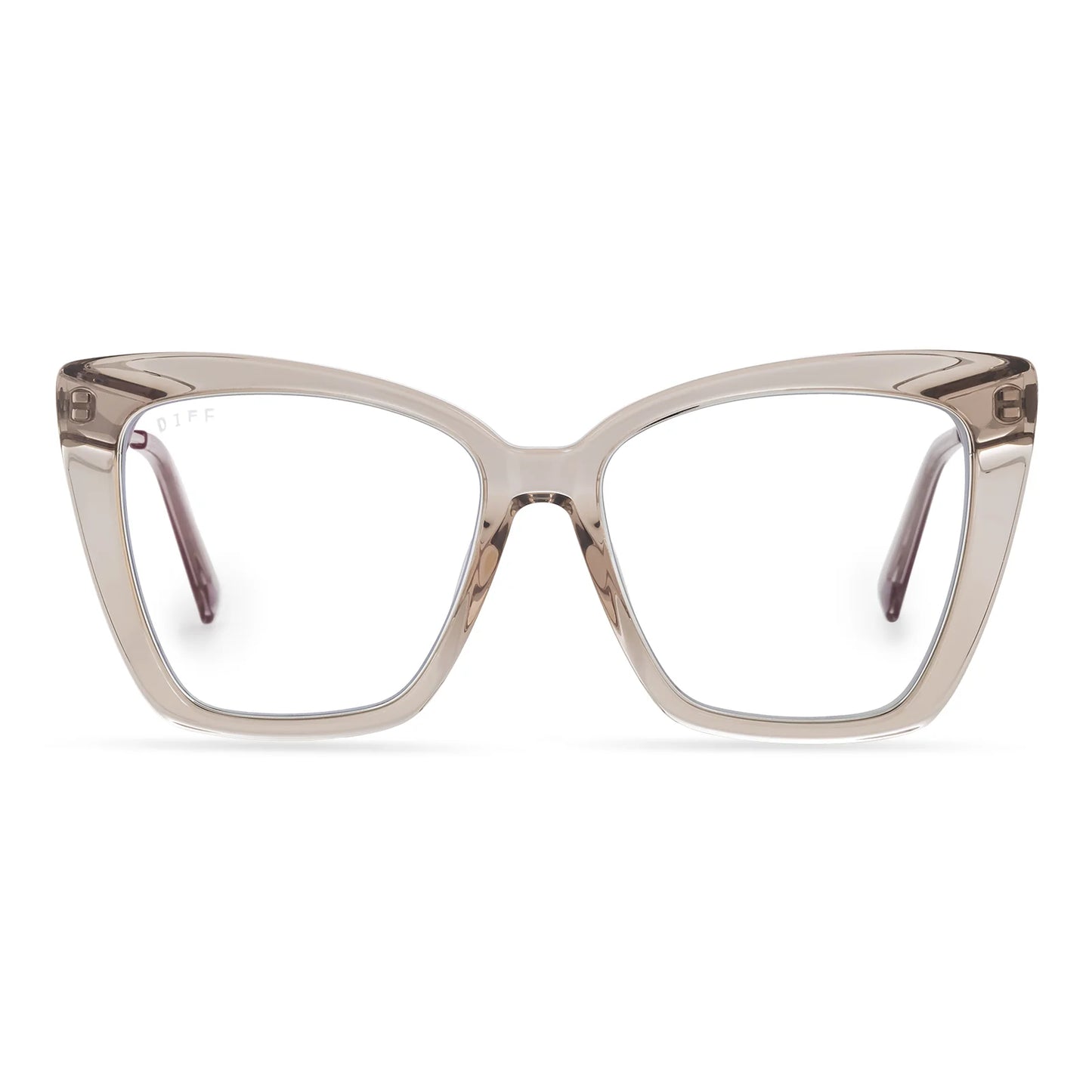 Becky IV - vintage crystal blue light technology glasses