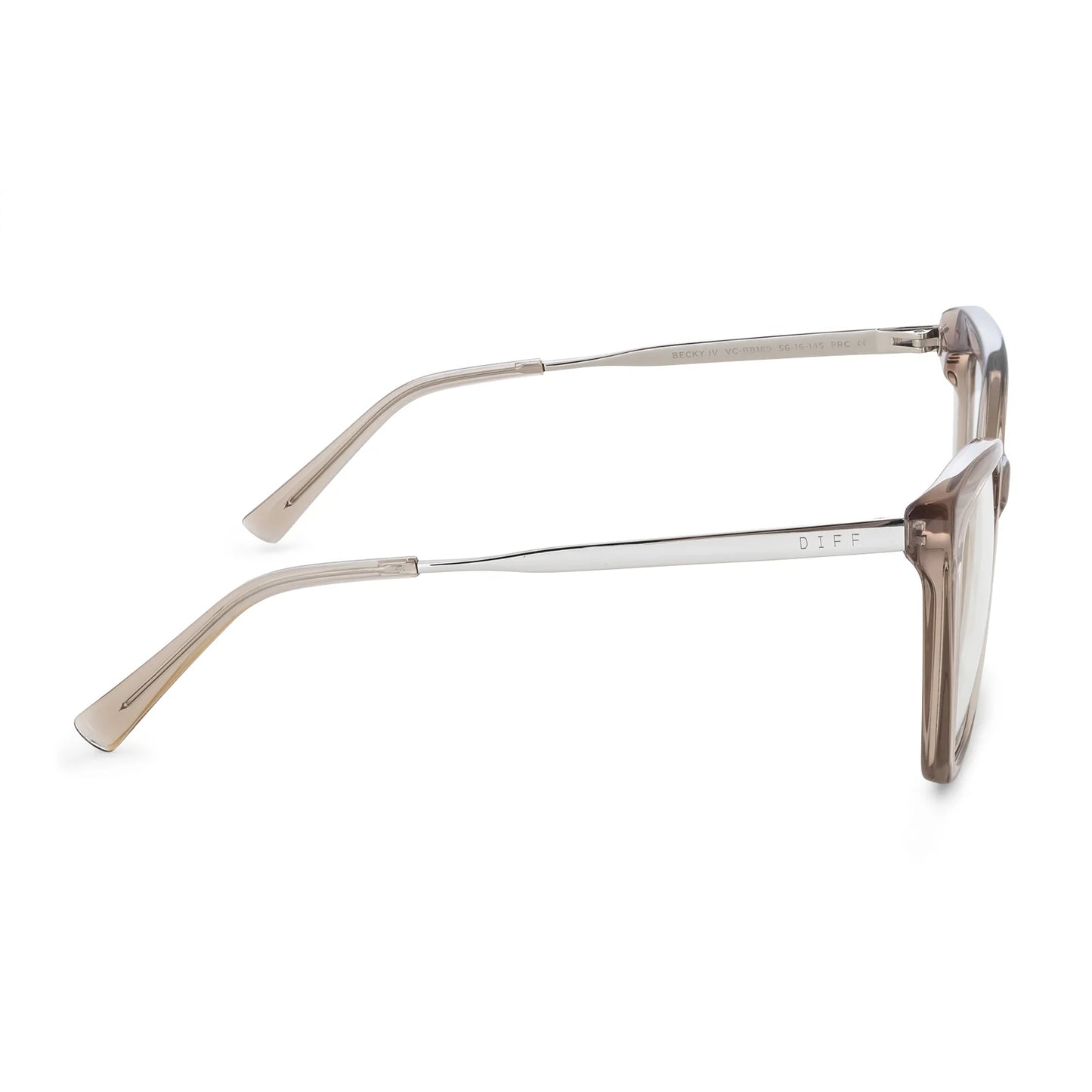 Becky IV - vintage crystal blue light technology glasses