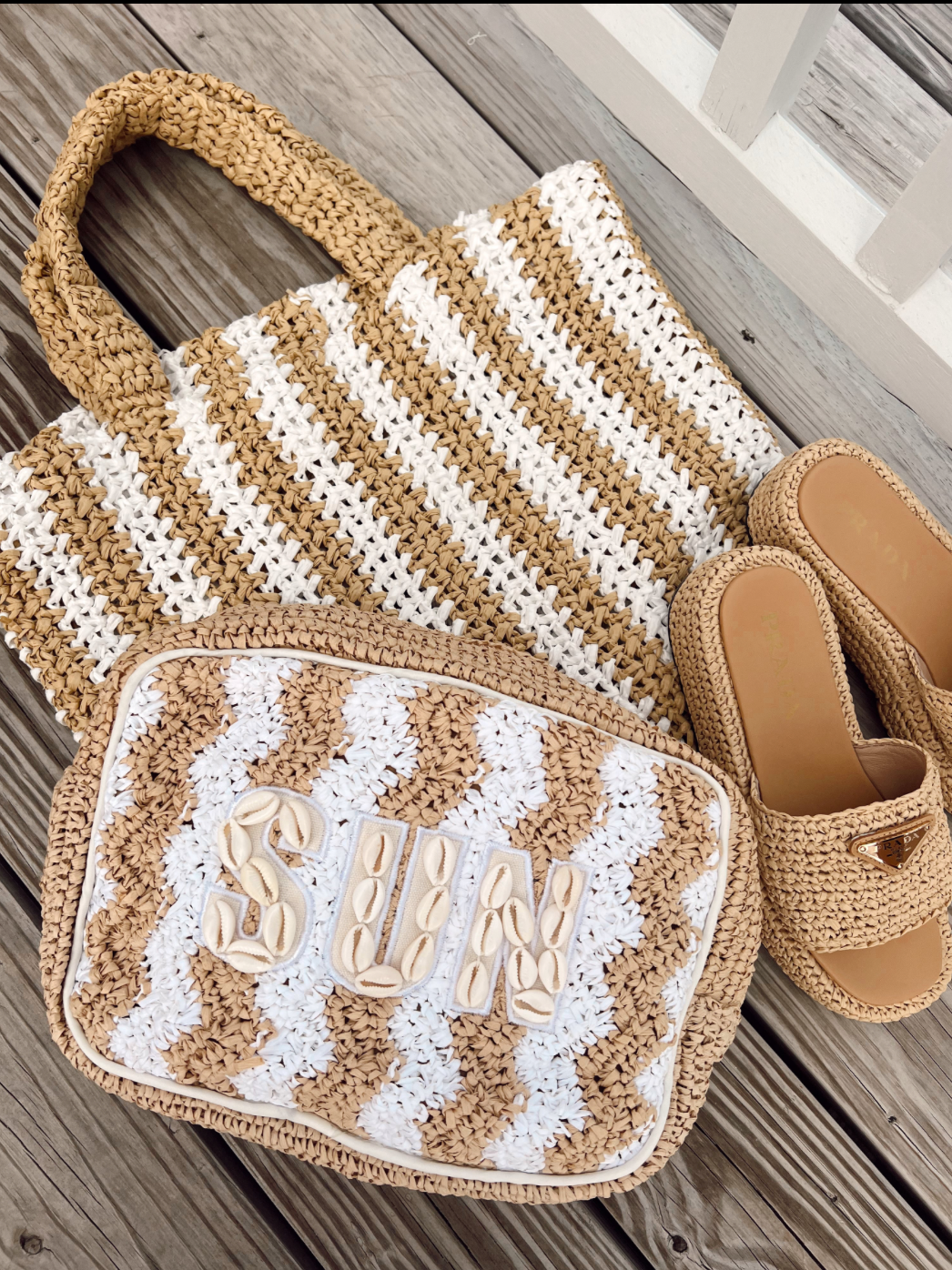 Striped Tote Bag
