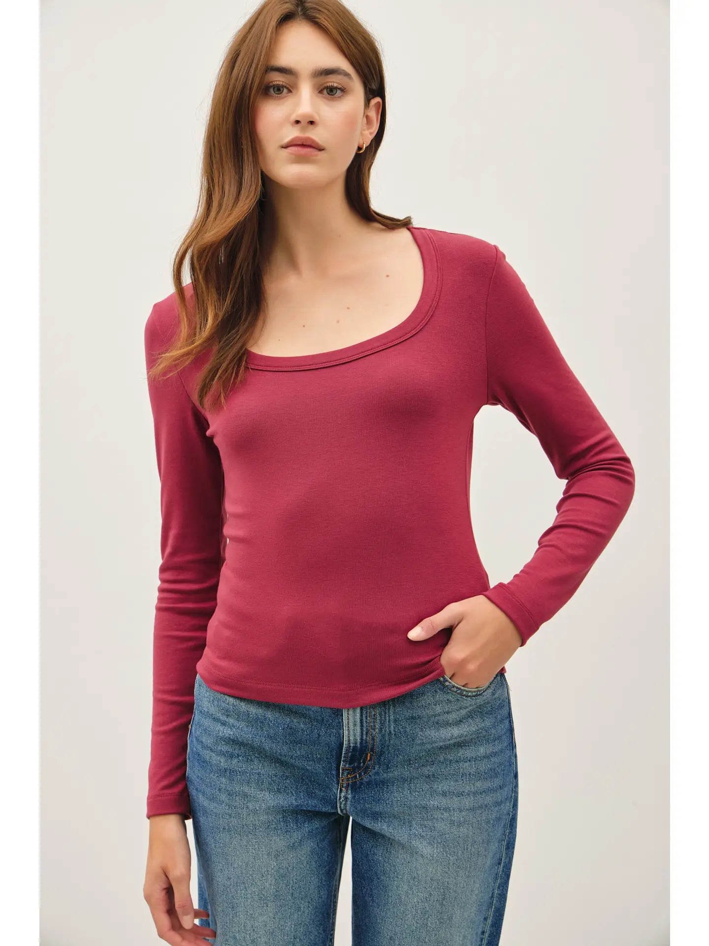 Luna Scoop Top