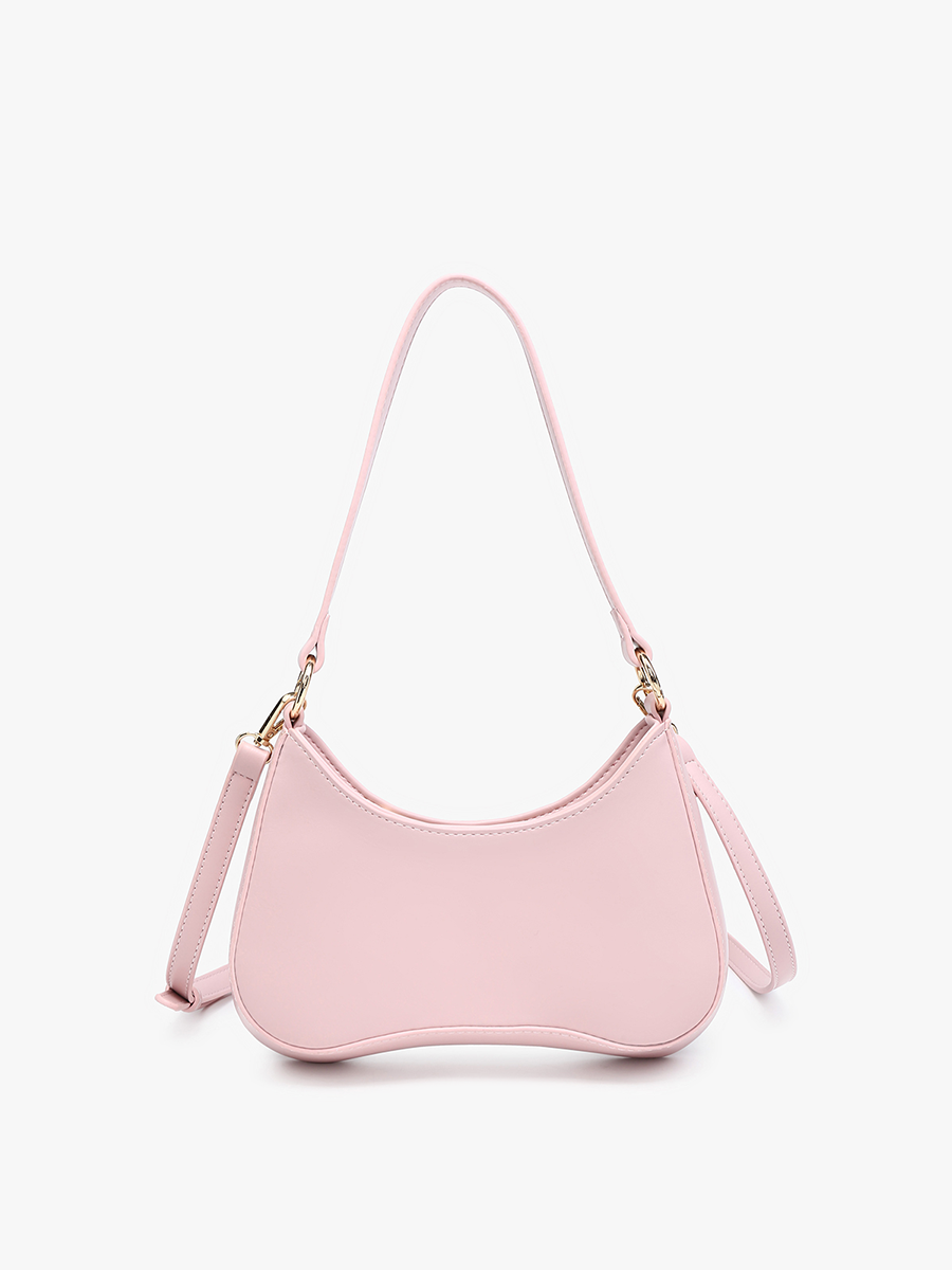 Manila Structured Shoulder Bag w/ Zip Closure
