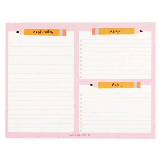 Pencil To-Do Desk Notepad