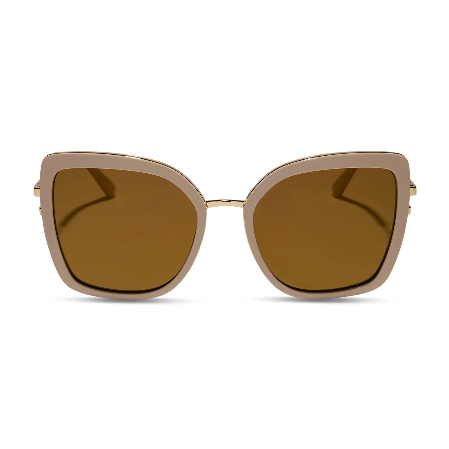 CLARISSE ALMOND + BROWN GOLD FLASH POLARIZED