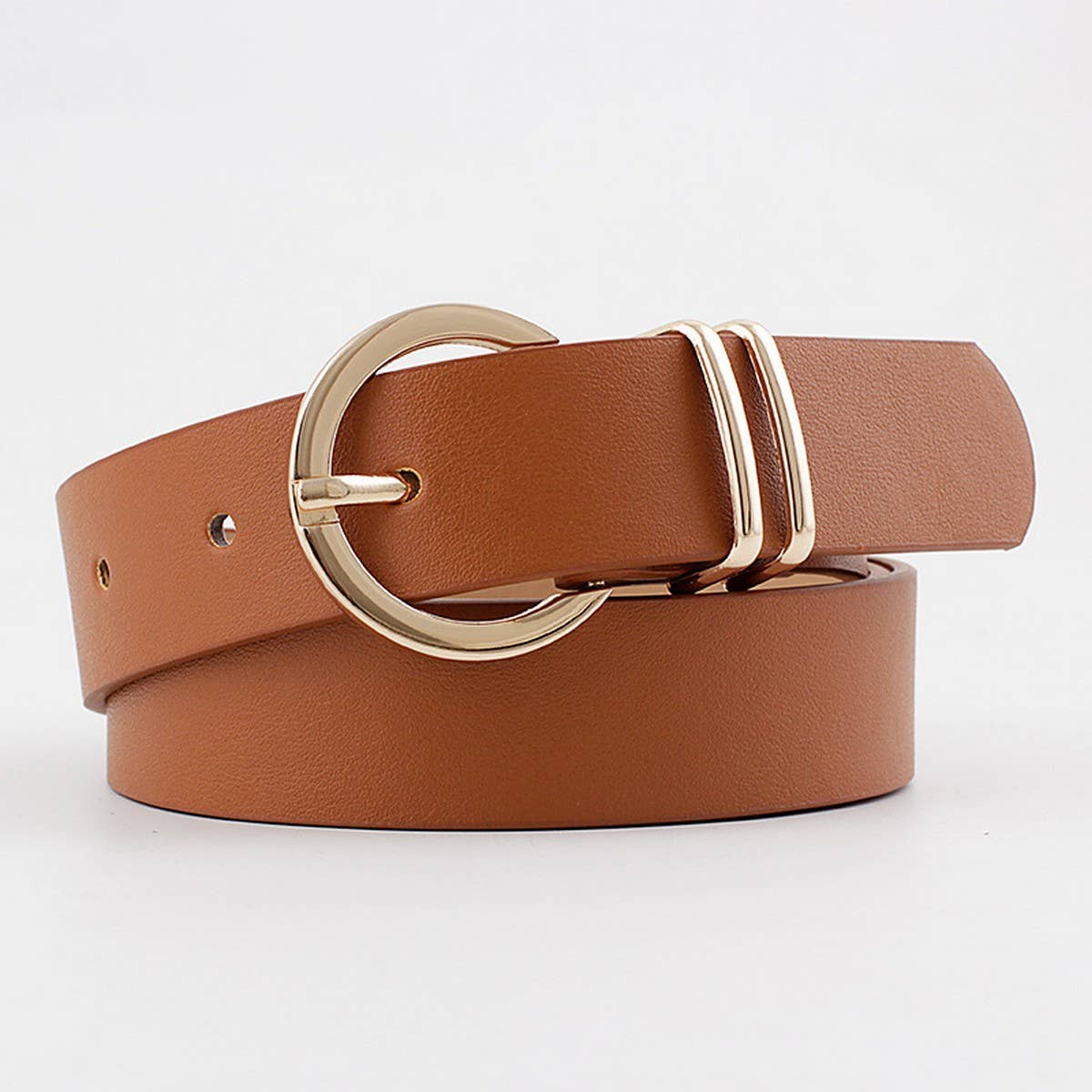 RING HOLE PIN BUCKLE DECORATIVE
