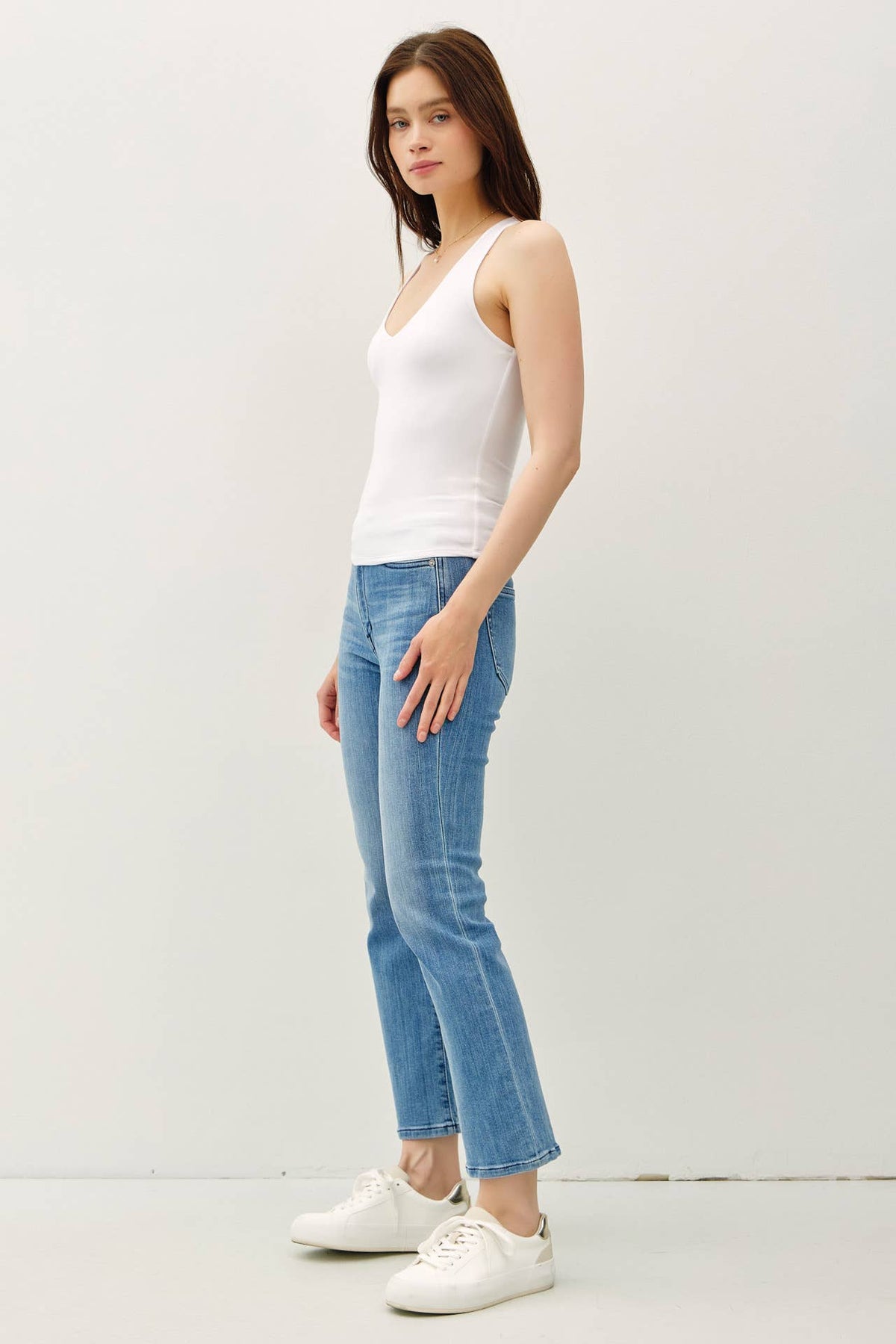 The Quinn Tank-Off White