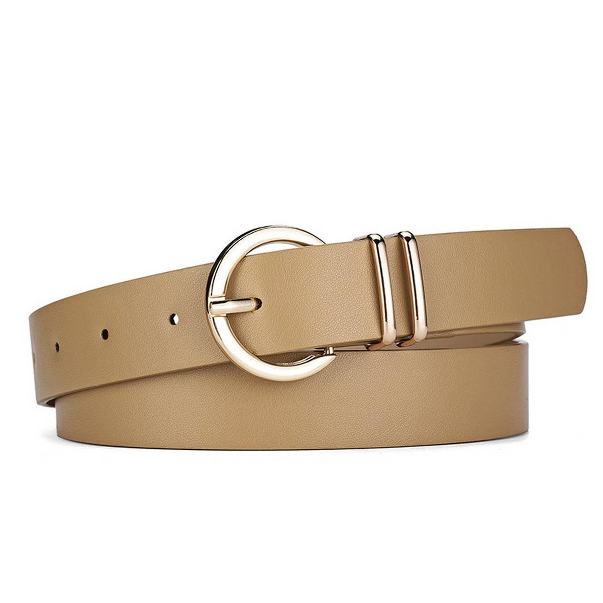 RING HOLE PIN BUCKLE DECORATIVE