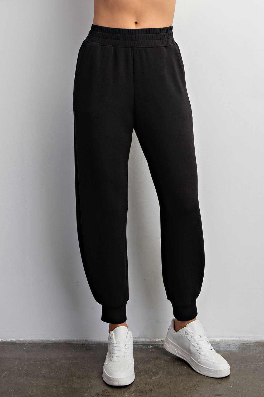 MODAL POLY SPAN FULL LENGTH JOGGER PANT