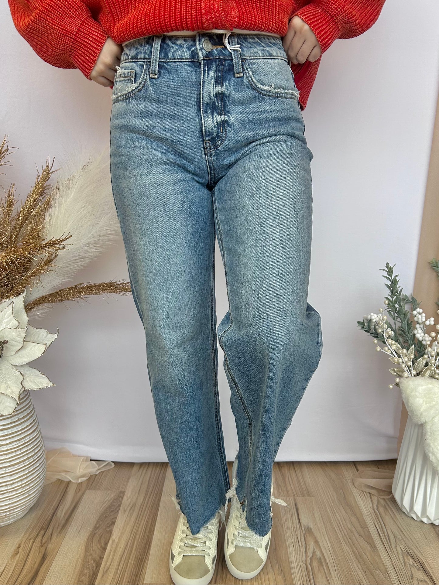 The Skyline Crop Jean