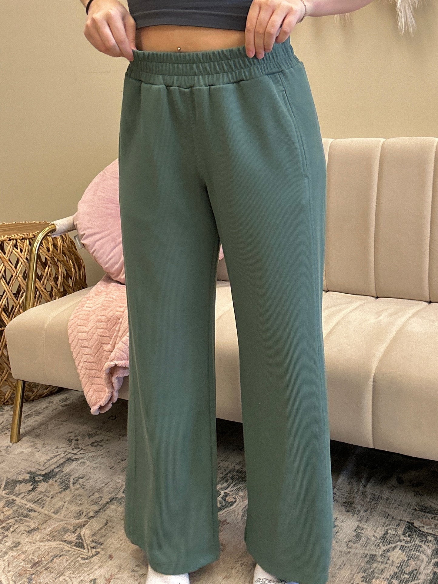Easy Days Wide-Leg Pants