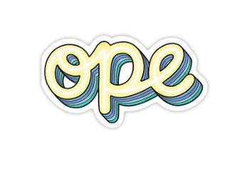 Big Moods - Ope - Midwest Sticker