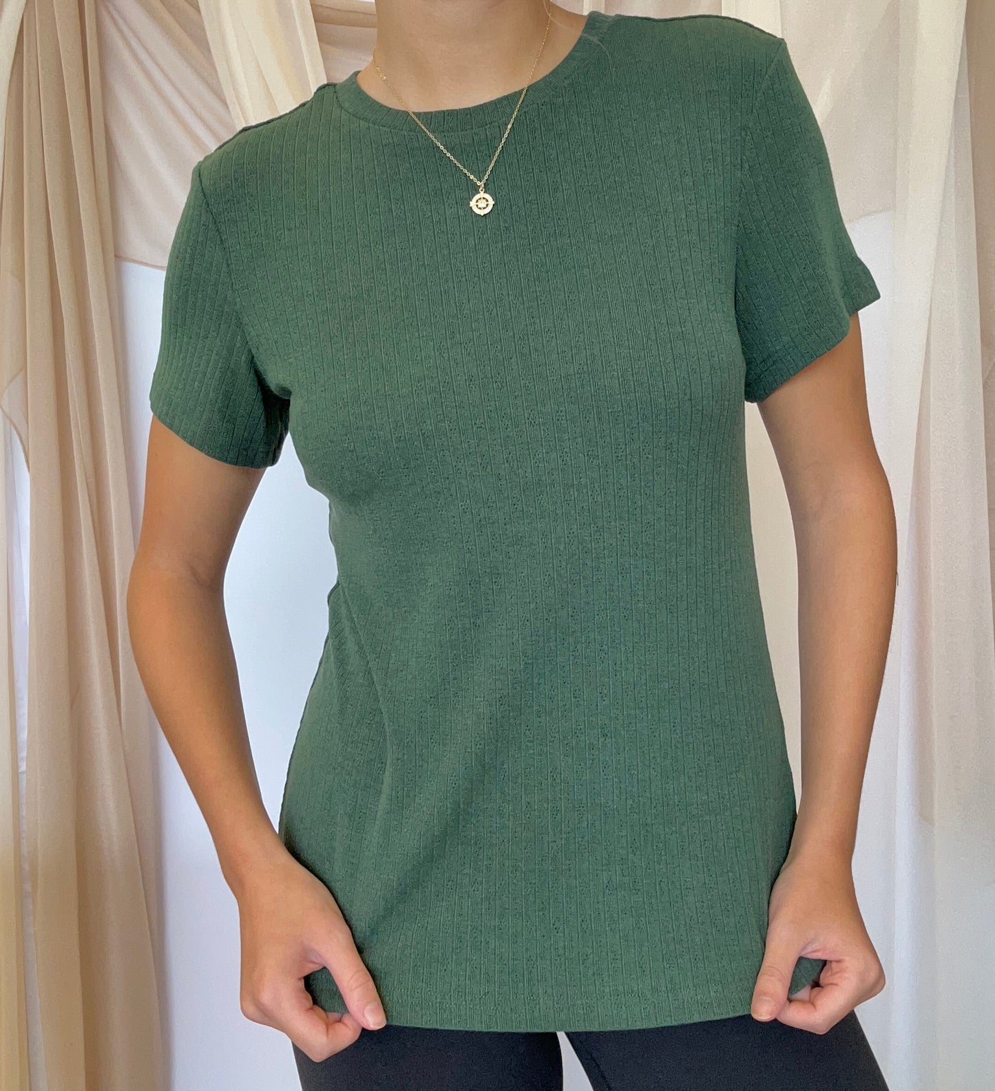 POINTELLE TOP IN PINE