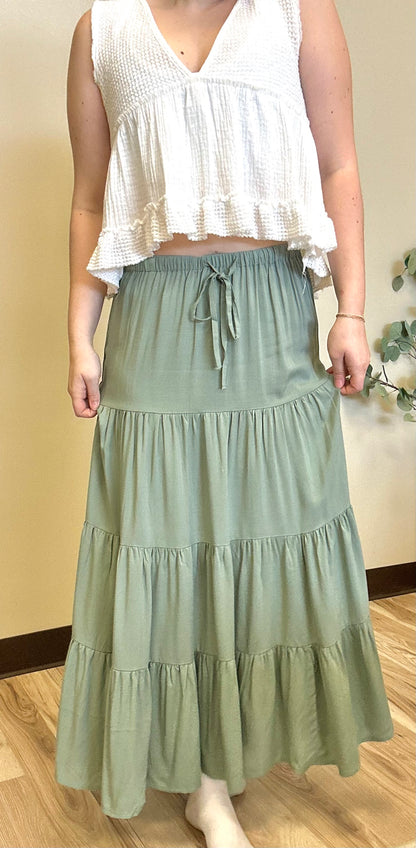 NO LONGER THERE CROPPED BABYDOLL TOP