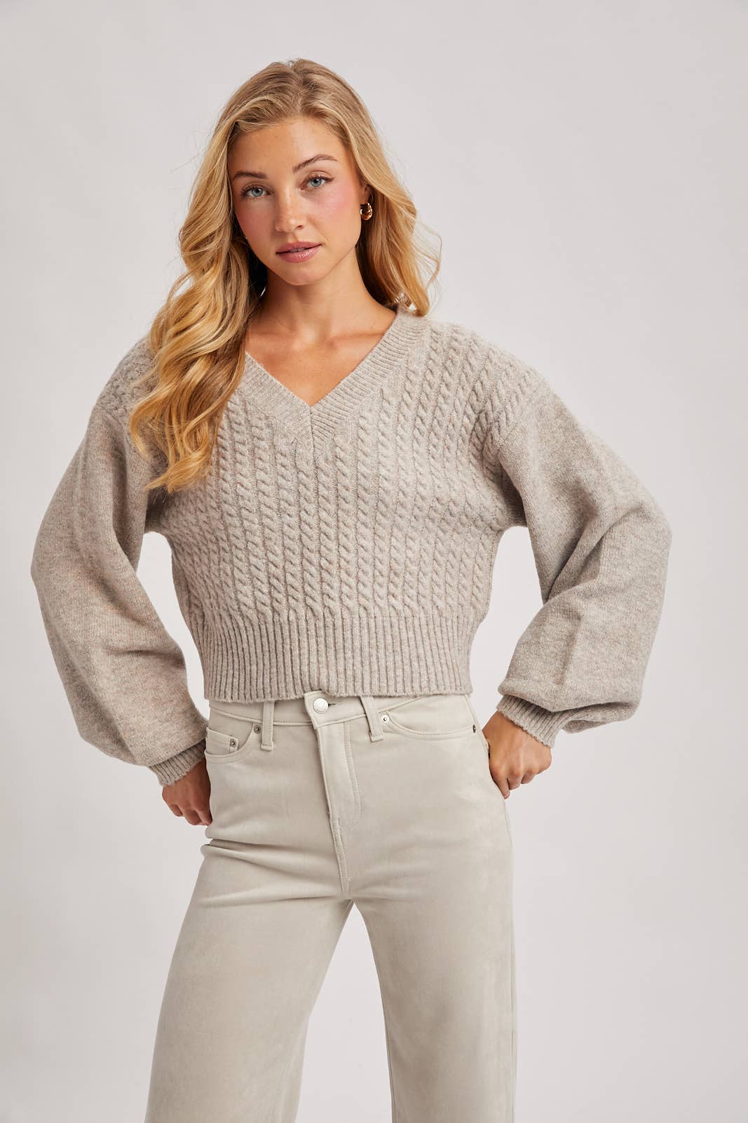 Harvest Knit Cropped Sweater