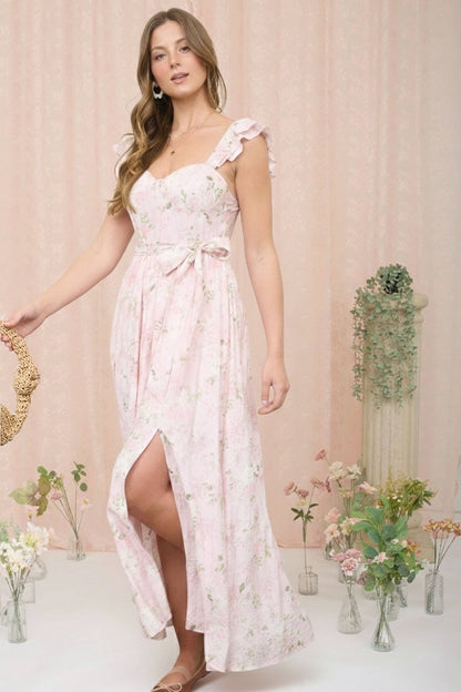 Blushing Beauty Maxi Dress