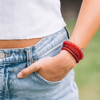TELETIES - Spiral Hair Coils | Large | Red Carpet Ready Hair Ties