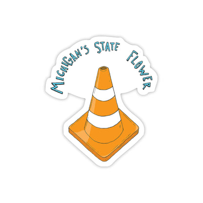 Big Moods - Michigan State Flower Sticker - Michigan Sticker