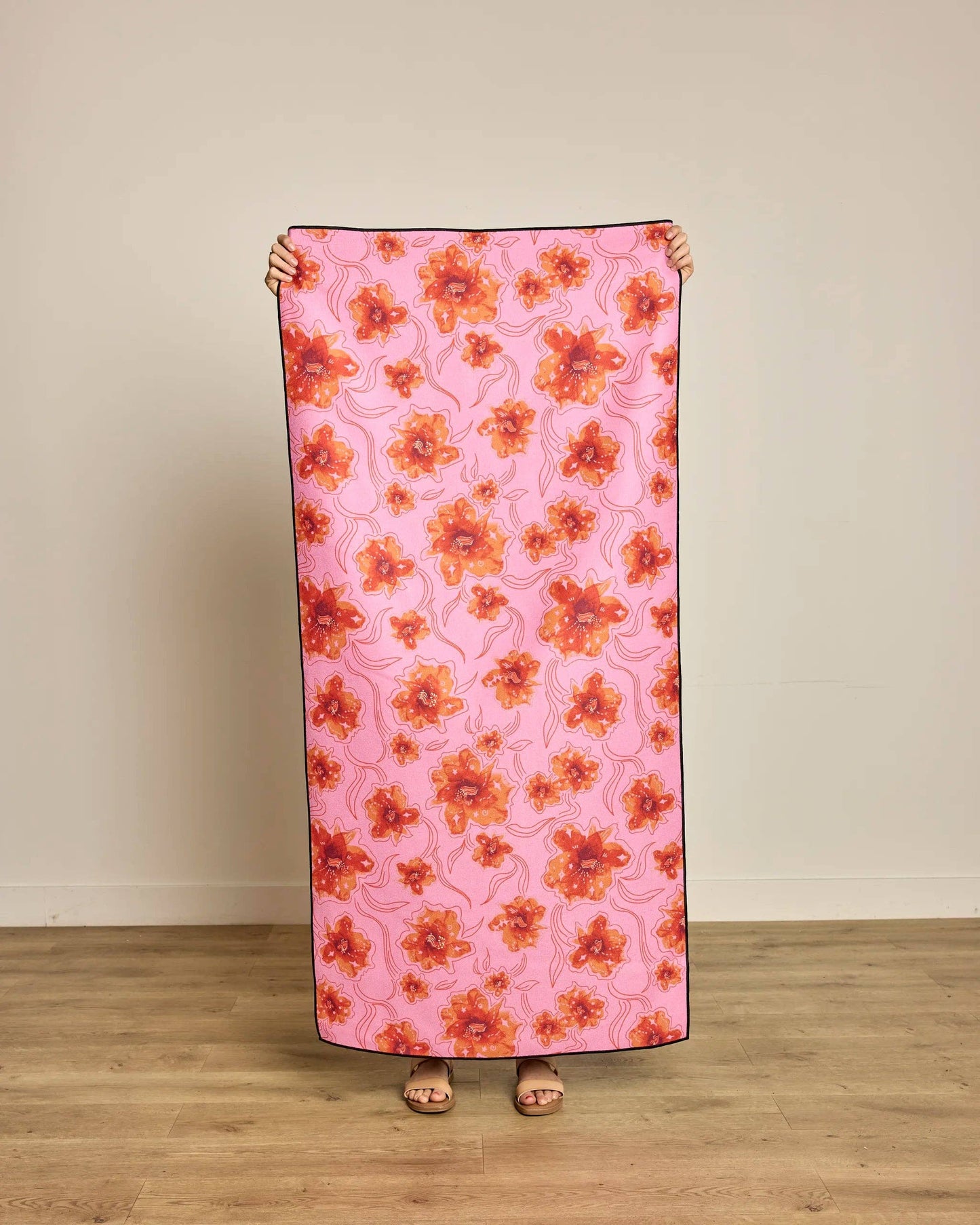 Geometry - Floral Star Burst Beach Towel