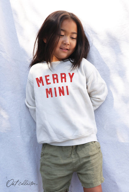 MERRY MINI Toddler Graphic Sweatshirt