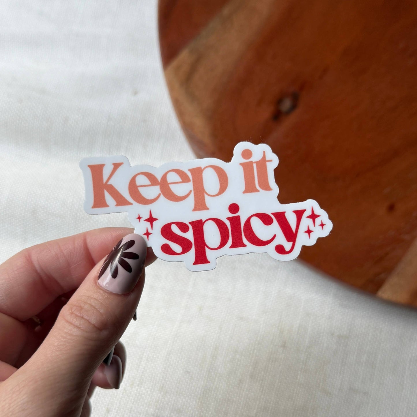 Big Moods - Keep It Spicy Bookish Text Sticker