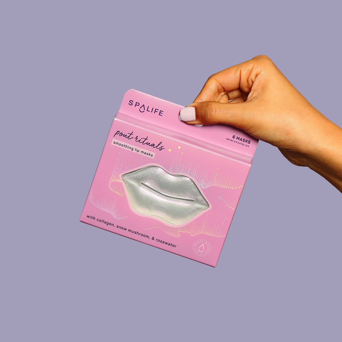 My Spa Life - Pout Rituals Smoothing Hydrogel Lip Masks - 8 Pairs