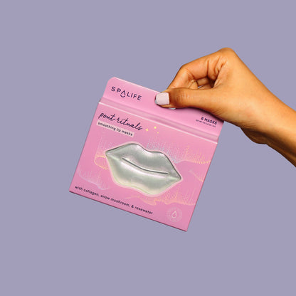 My Spa Life - Pout Rituals Smoothing Hydrogel Lip Masks - 8 Pairs
