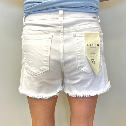 Amelia Risen Shorts - White