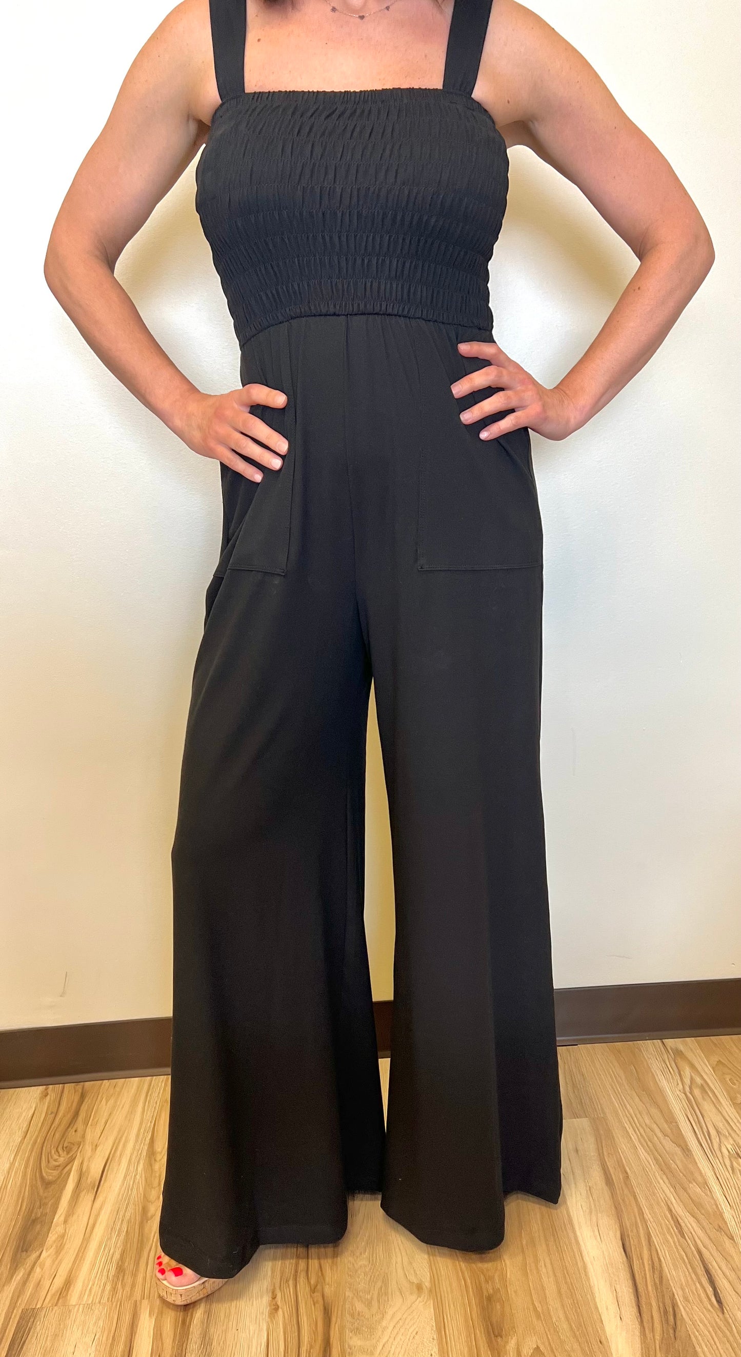 DAY IN THE LIFE SMOCKING JUMPSUIT