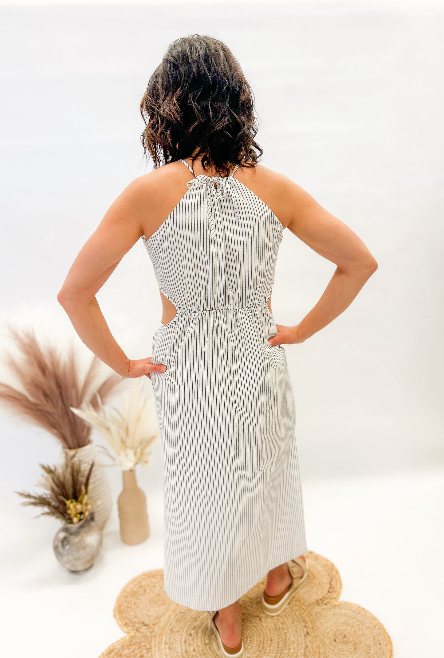 Sunset Cutout Midi